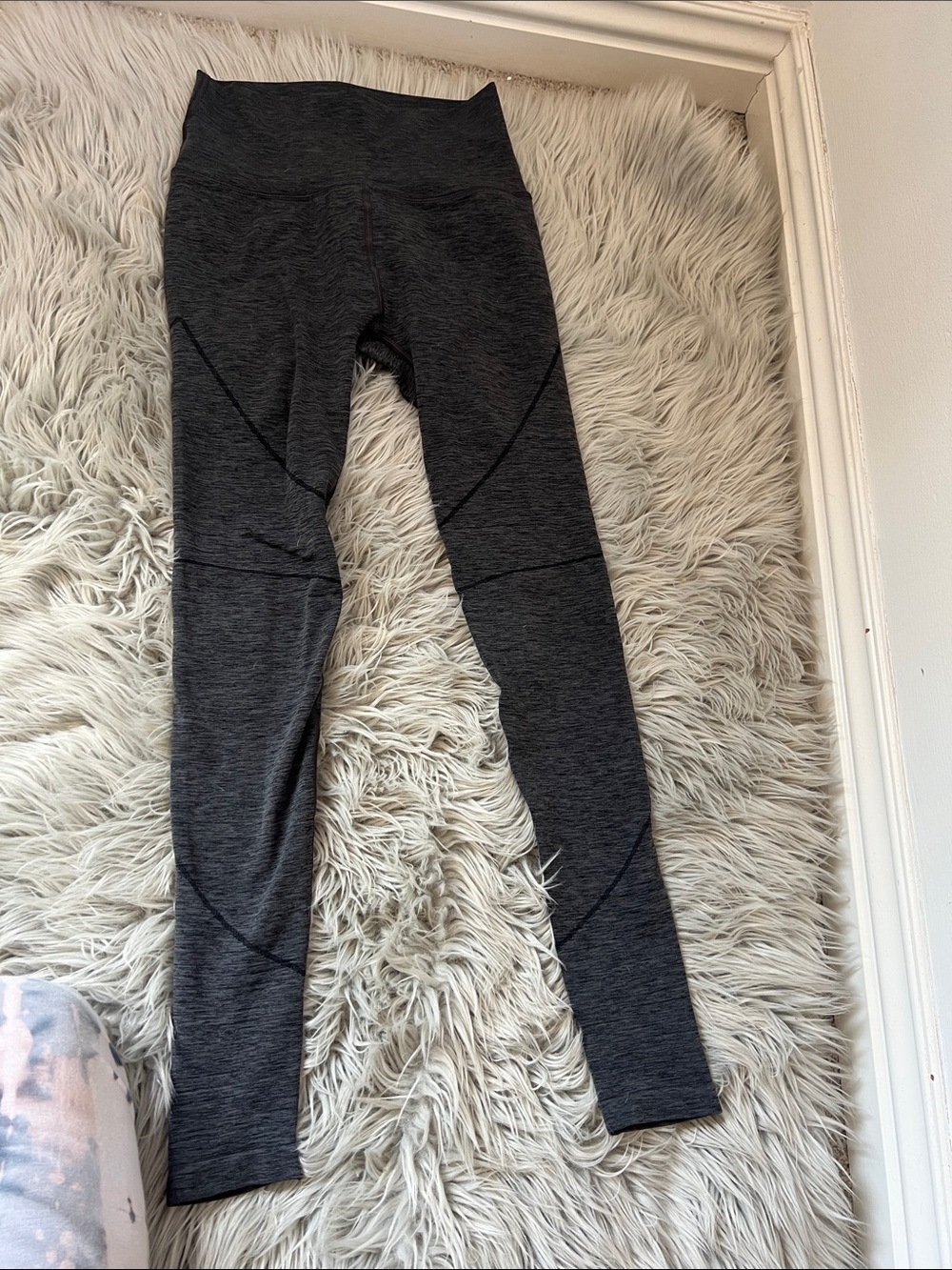 Alphalete Charcoal Gray High-Waist Active Leggings